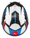 Casco Moto Integral Mt Thunder 4 Doble Visor Rpm Azul Luminence A7 Brillante Xl