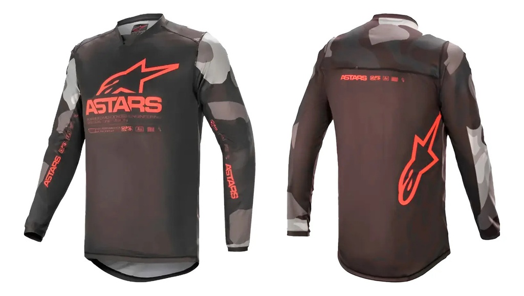 Conjunto Equipo Motocross Alpinestars Racer Tactical 32 Rpm 32 Rojo/gris