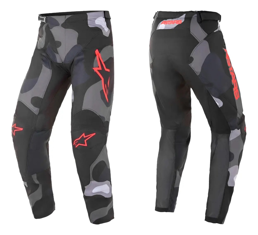 Conjunto Equipo Motocross Alpinestars Racer Tactical 32 Rpm 32 Rojo/gris