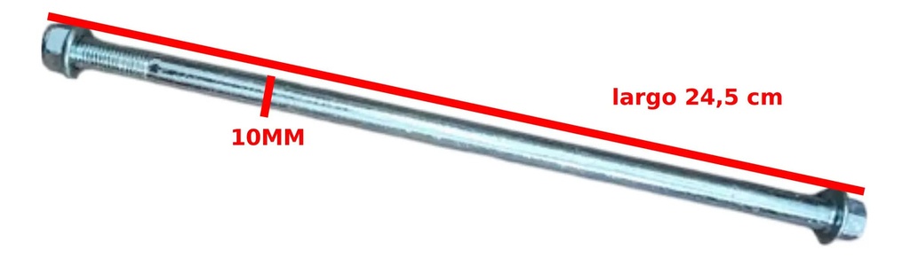 Eje De Rueda Trasera Honda Navi 110 Calidad Original