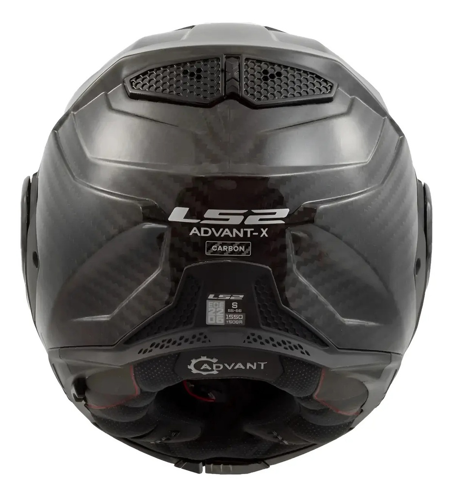 Casco Moto Modular Rebatible Ls2 Advant Doble Visor Rpm Negro Xc Solid Mate M