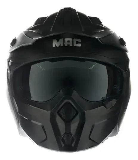 Casco Moto Integral Mac Of001 Edge Rpm Negro Solid Mate S