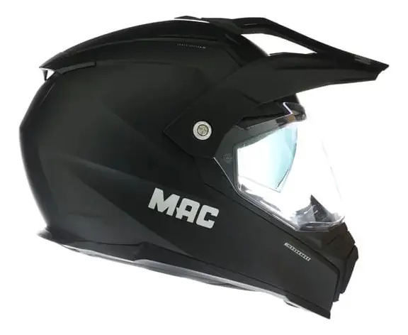 Casco Moto Integral Mac Of001 Edge Rpm Negro Solid Mate S