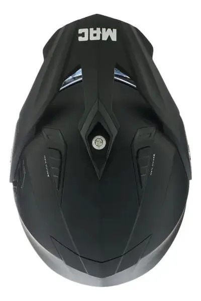 Casco Moto Integral Mac Of001 Edge Rpm Negro Solid Mate S
