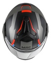 Casco Moto Rebatible Mac Ff628 Eclipse Doble Visor Rpm Negro/plateado Vartell Mate M