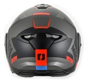 Casco Moto Rebatible Mac Ff628 Eclipse Doble Visor Rpm Negro/plateado Vartell Mate M