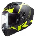 Casco Moto Integral Ls2 805 Thunder Racing Carbono Mate Rpm Negro/amarillo Thunder Racing Mate L