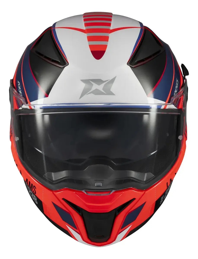 Casco Moto Integral Axxis Panther Passenger Doble Visor Rpm Rojo C5 Brillante M