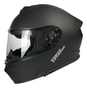 Casco Rebatible Modular Punto Extremo Way 935 Negro Rpm Negro Mate Way Brillante Xl