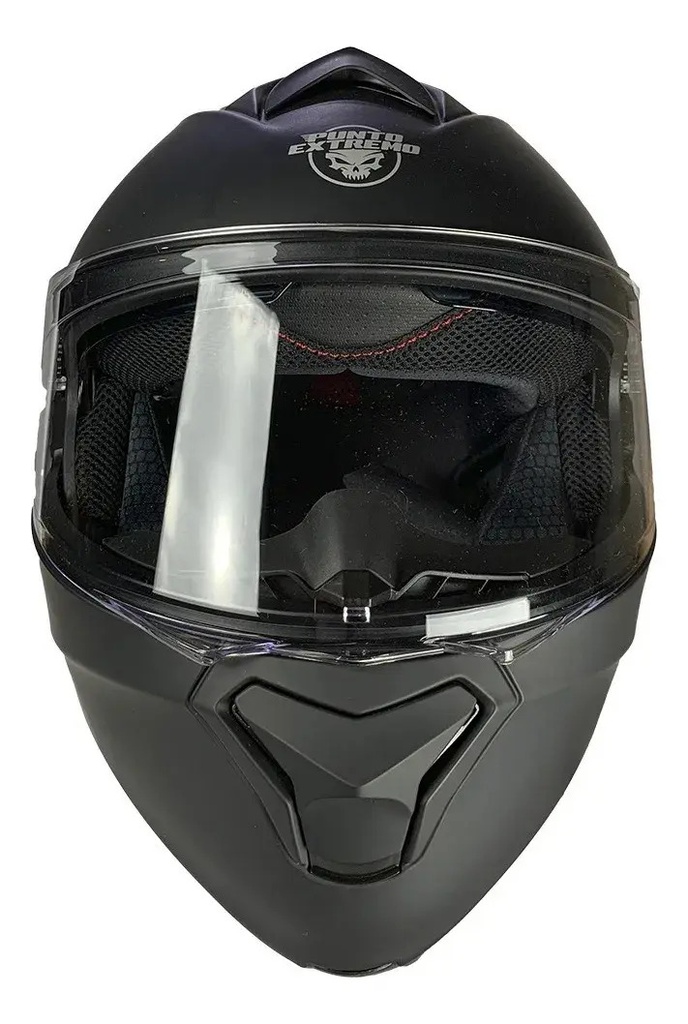 Casco Rebatible Modular Punto Extremo Way 935 Negro Rpm Negro Mate Way Brillante Xl