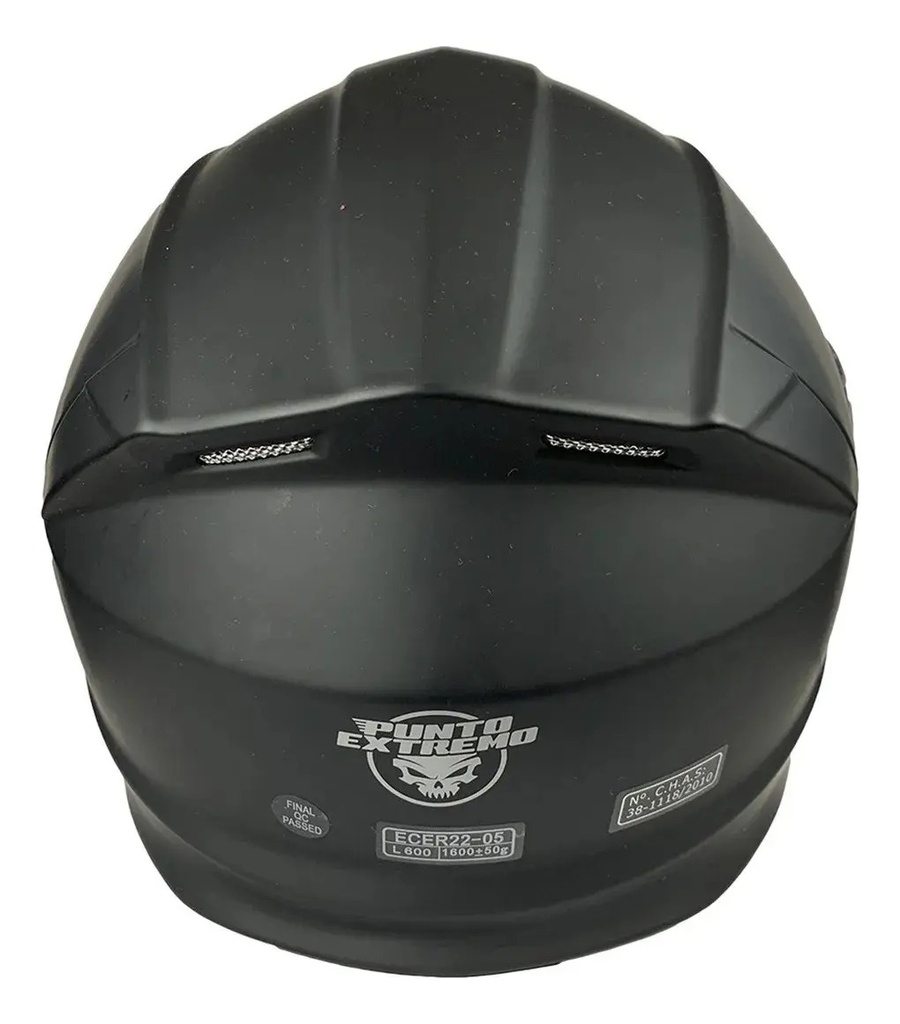Casco Rebatible Modular Punto Extremo Way 935 Negro Rpm Negro Mate Way Brillante Xl