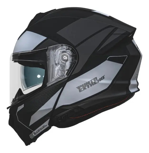 Casco Rebatible Punto Extremo Way 935 Blanco Doble Visor Rpm