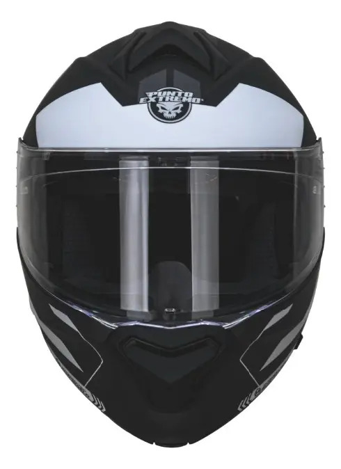 Casco Rebatible Punto Extremo Way 935 Blanco Doble Visor Rpm