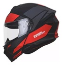 Casco Rebatible Punto Extremo Way 935 Rojo Doble Visor Rpm
