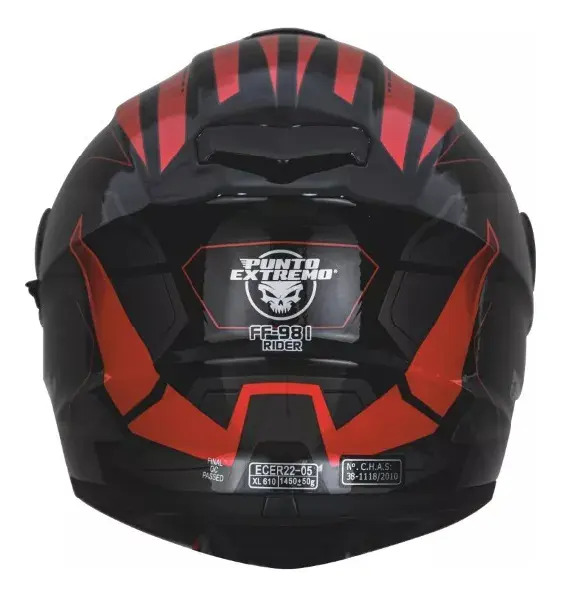 Casco Integral Ff 981 Punto Extremo Doble Visor Rpm