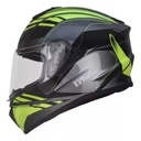 Casco Integral Doble Visor Ff 981 Rider Punto Extremo Verde
