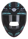 Casco Moto Integral Punto Extremo Fast 978 Celeste Rpm