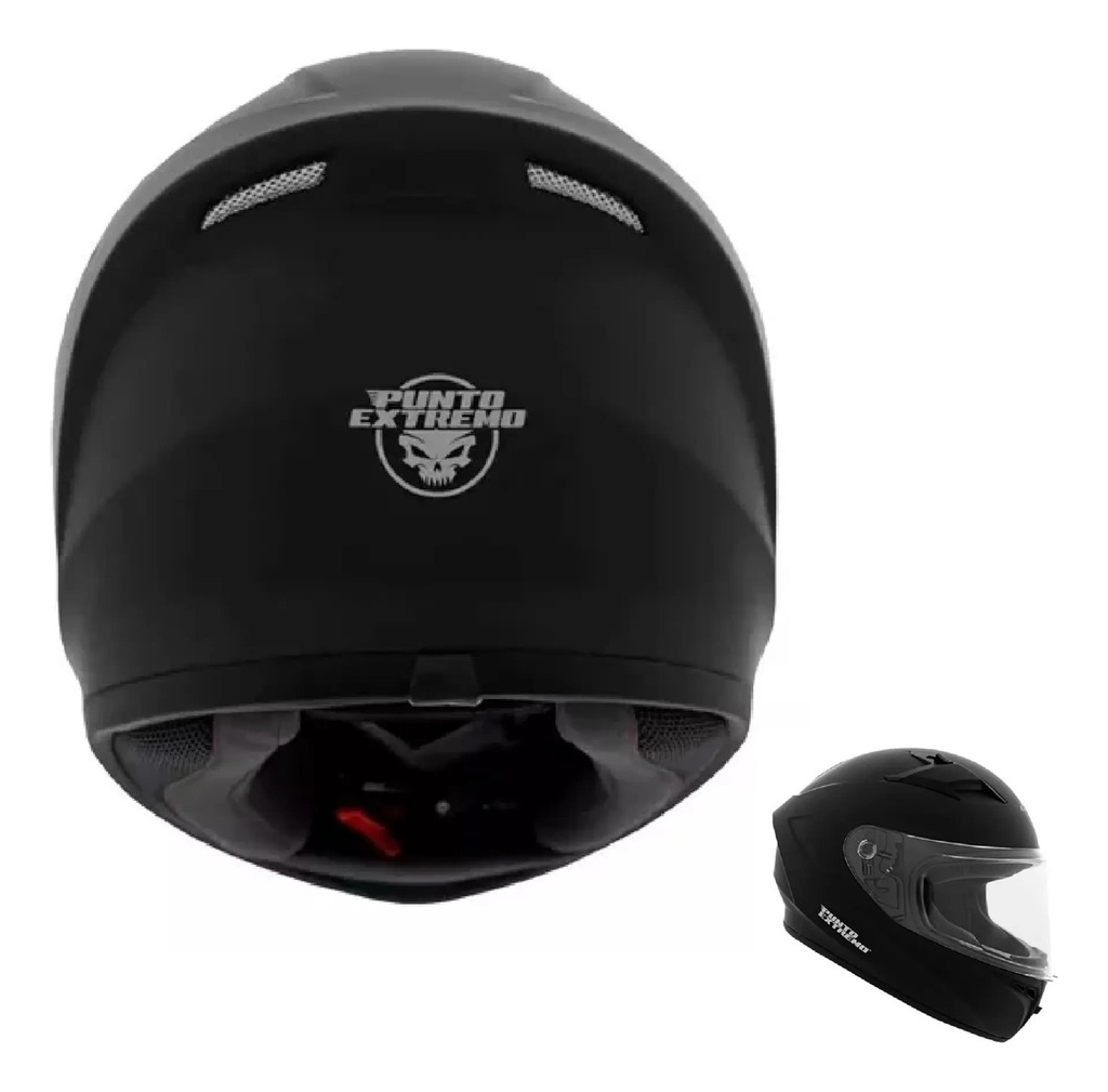 Casco Moto Integral Punto Extremo Fast 978 Negro 
