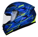 Casco Integral Ff 978 Fast Punto Extremo Azul Amarillo Rpm