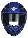 Casco Integral Ff 978 Fast Punto Extremo Azul Amarillo Rpm