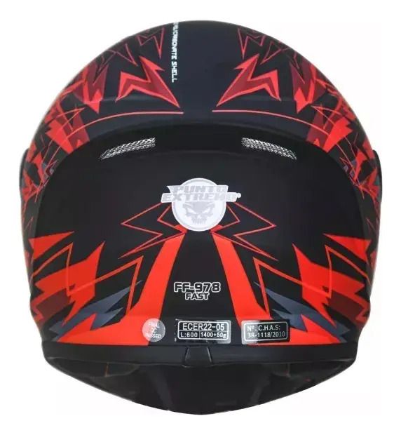 Casco Moto Integral Punto Extremo Fast 978 Rpm