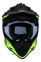 Casco Moto Enduro Cross Punto Extremo Mx632 Travis Amarillo