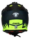 Casco Moto Enduro Cross Punto Extremo Mx632 Travis Amarillo