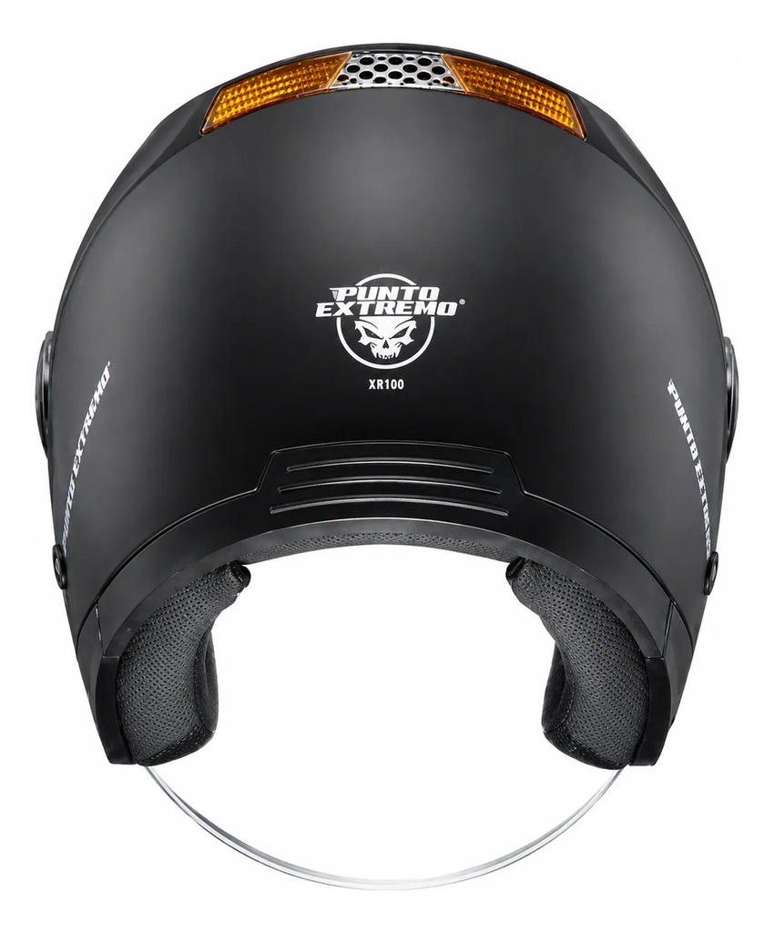 Casco Abierto Punto Extremo Xr100 Negro Mate Rpm Negro Mate S