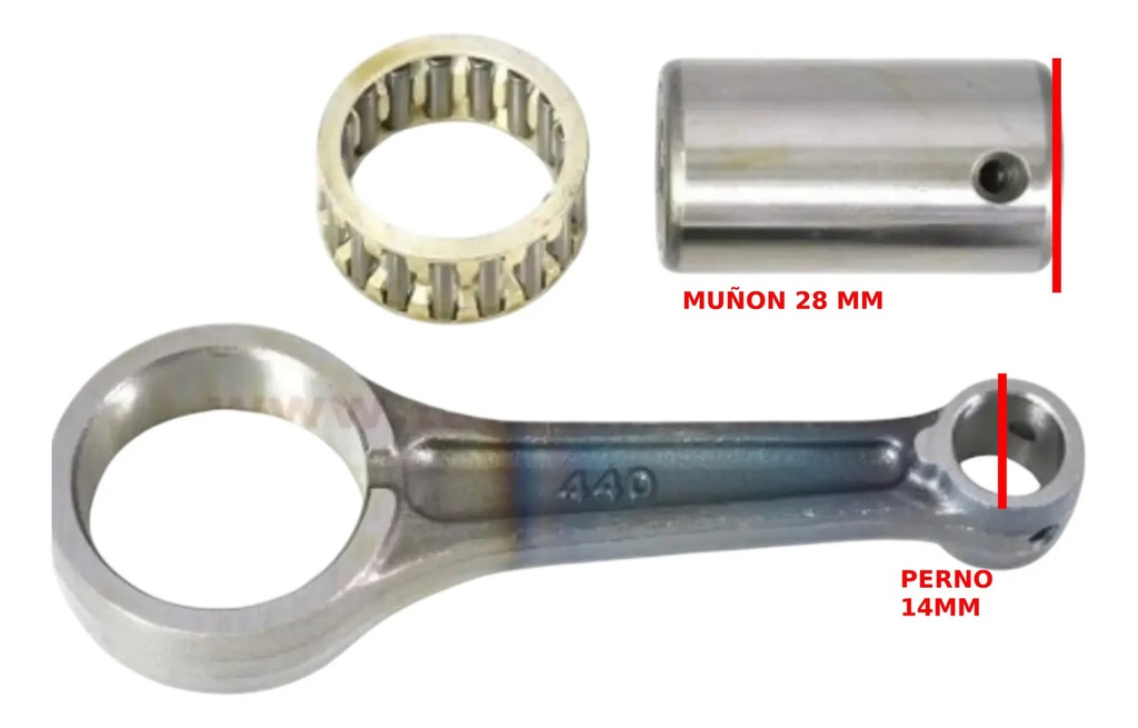 Kit Biela Completa Honda Xr 125 Cadenero Calidad Original