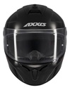 Casco Moto Integral Axxis Draken S Solid Doble Visor Rpm Negro Solid Brillante Xl