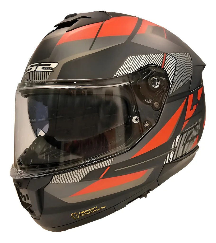Casco Moto Integral Ls2 Ff808 Stream 2 Road Doble Visor Rpm
