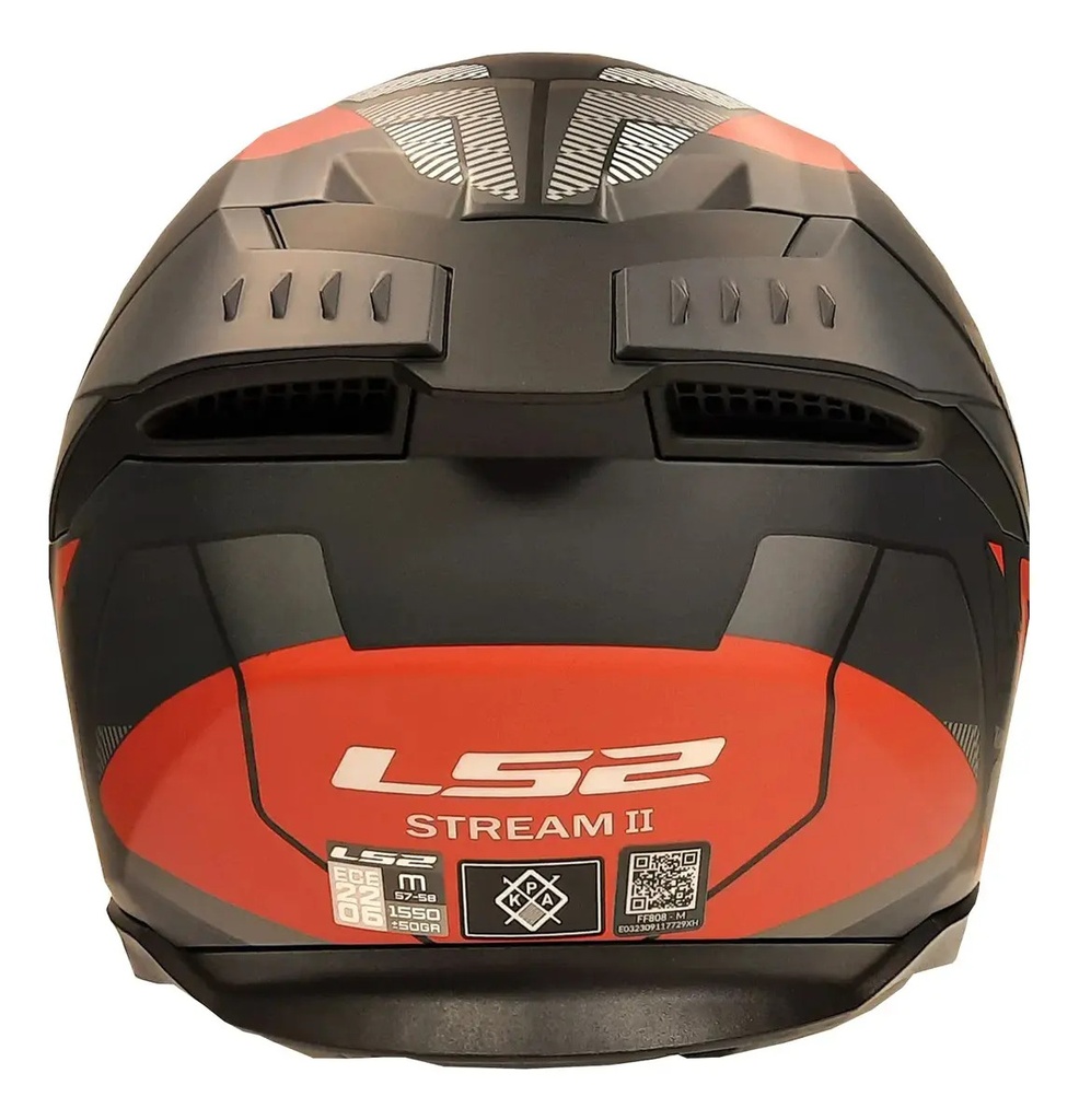 Casco Moto Integral Ls2 Ff808 Stream 2 Road Doble Visor Rpm