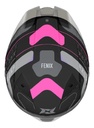 Casco Moto Integral Axxis Fenix Con Spoiler Rpm Negro/rosa Ork B8 Brillo Xxl