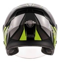 Casco Moto Abierto Punto Extremo Xr200 Doble Visor Rpm