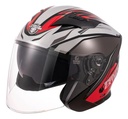 Casco Moto Abierto Punto Extremo Xr200 Doble Visor Rpm
