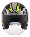 Casco Moto Abierto Punto Extremo Xr200 Doble Visor Rpm