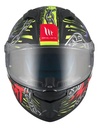 Casco Moto Integral Mt Stinger 2 Con Spoiler Rpm Negro/amarillo Akin A3 Mate Xl