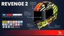 Casco Integral Moto Mt Ff110 Revenge 2 Rpm Rs A0 Brillante Xl