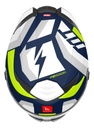 Casco Moto Integral Mt Thunder 4 Doble Visor Rpm Azul/amarillo Protect A3 Brillante M