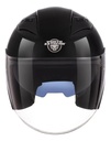 Casco Moto Abierto Punto Extremo Xr200 Negro Rpm Negro All Black Xl