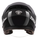 Casco Moto Abierto Punto Extremo Xr200 Negro Rpm Negro All Black Xl