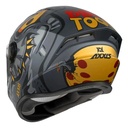 Casco Moto Integral Axxis Draken S Con Visor De Regalo Rpm Gris Dinotoon B5 Brillante Xl