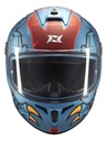 Casco Moto Integral Axxis Draken S Con Visor De Regalo Rpm Azul Dinotoon C7 Brillante Xl