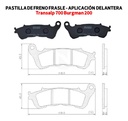 Pastilla Freno Frasle Delantera Moto Transalp 700 Burgman Rp