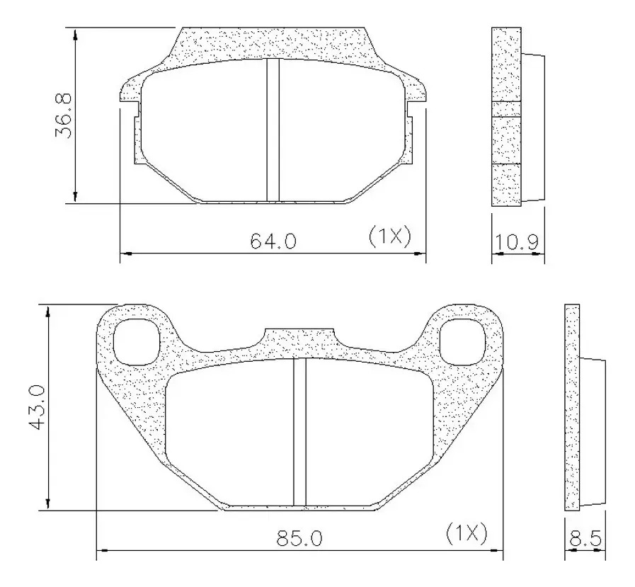 Pastilla De Freno Frasle Moto Kymco Agility 200i Rpm