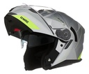 Casco Moto Rebatible Mac Ff166 Blaze Doble Visor Rpm Gris/amarillo Magma Mate M