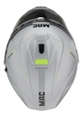 Casco Moto Rebatible Mac Ff166 Blaze Doble Visor Rpm Gris/amarillo Magma Mate M