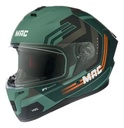 Casco Moto Integral Mac 070 Volt Rpm Verde/negro Wiberg Mate M