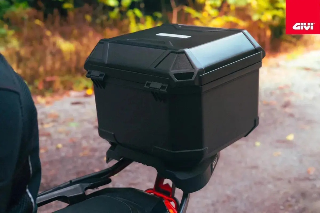 Baul Trasero Moto Givi 37lts Monolock U37a Rpm Negro