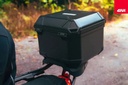 Baul Trasero Moto Givi 37lts Monolock U37a Rpm Negro